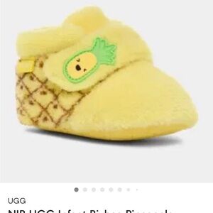 UGG Kids Yellow Pineapple Slippers